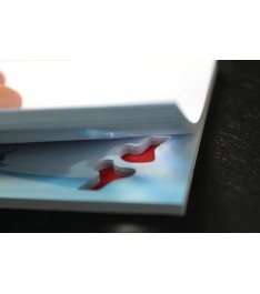 Memo adesivi con intaglio personalizzato su ogni foglietto: ideali in ufficio ed a casa