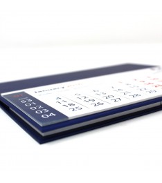 Calendario da tavolo su base rigida con 2 blocchi adesivi e spirale -  Stocchi Gadget