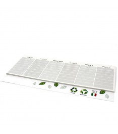 Giallonote Planning settimanale da tavolo in carta riciclata, personalizzato Quadricromia