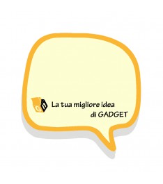 Idea personalizzazione post it a forma di fumetto