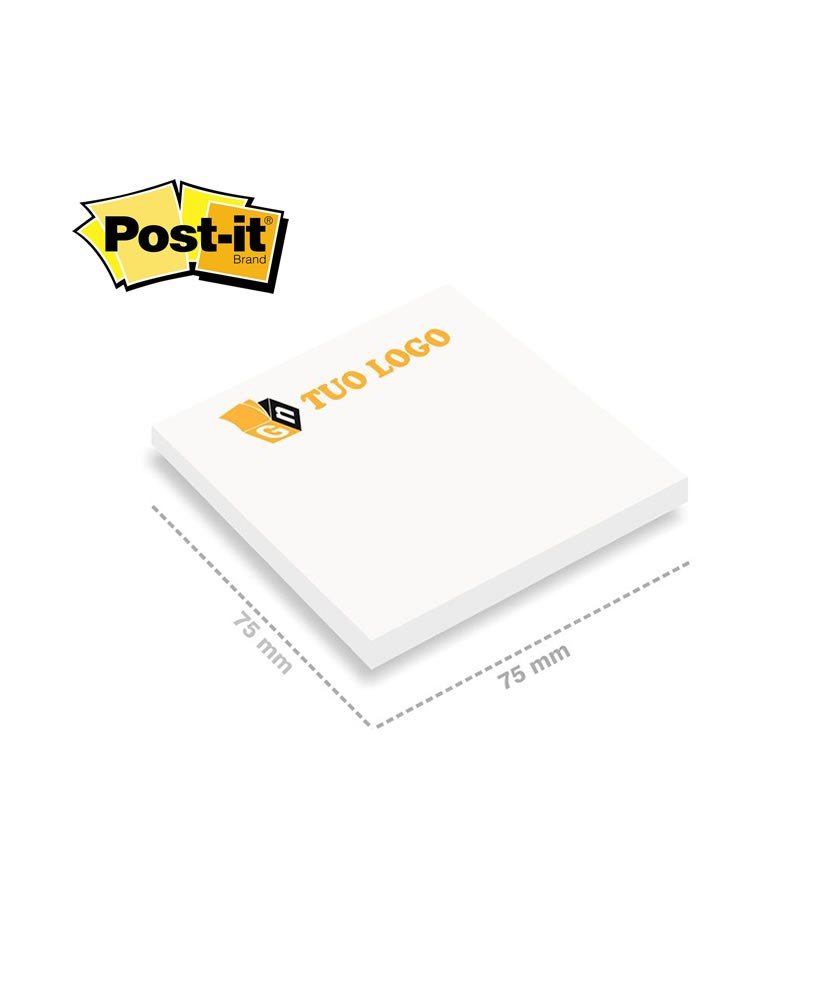 Post-it® originale 3M 75x75 mm da personalizzare