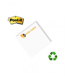 post-it 75x75 originale 3m bianco ecologico personalizzato