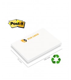 post-it 102x75 3m ecologico bianco personalizzato misure