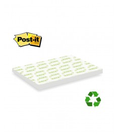 post-it 102x75 3m ecologico bianco personalizzato retro