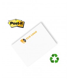 post-it 102x75 3m ecologico bianco personalizzato