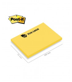 post-it 3m 102x75mm giallo fluo