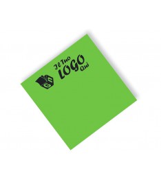 Post-it verde fluo 75 x 75 mm, stampa il tuo Logo in quadricromia