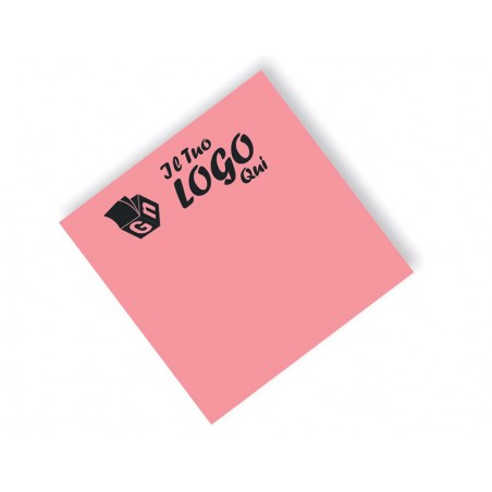 Postrofe Color Rosa Post it rosa fluo 75x75mm personalizzati | Giallonote