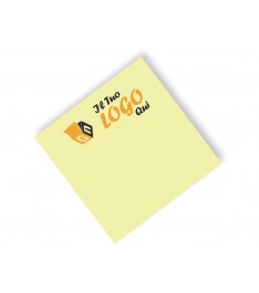 Post-it giallo 75 x 75 mm, stampa il tuo Logo in quadricromia