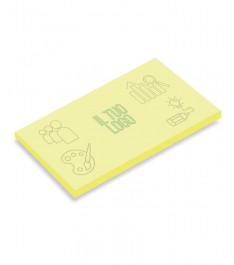 Esempio stampa Quadricromia Post-it giallo 125 x 75 mm