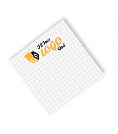 Post-it 72 x 72 mm a quadretti personalizzati con logo