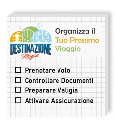 Esempio stampa Quadricromia post it 72x72mm con logo