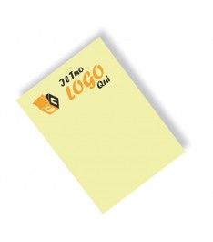 Post-it giallo 100 x 150 mm con stampa personalizzata