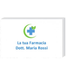 Blocchetto 50x40mm con sottoblocco personalizzato