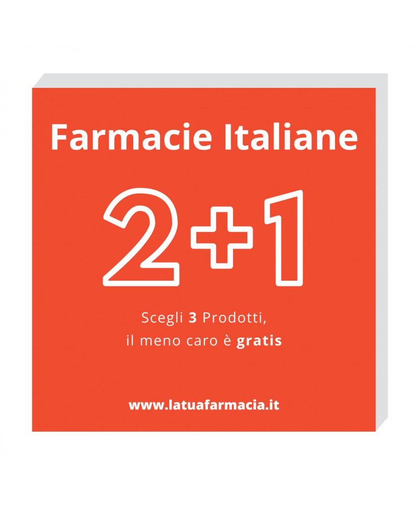 Grafica post-it con stampa al vivo promozione farmacia