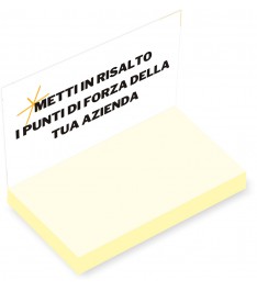 Retro copertina personalizzabile Post-it giallo 125 x 75 mm