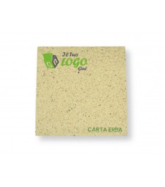 Post-it in carta erba 75x75mm da personalizzare | Giallonote