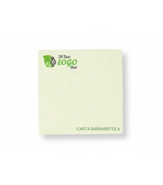 Post-it in carta barbabietola 75x75mm personalizzati | Giallonote