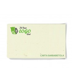 Post-it in carta barbabietola 125x75mm da personalizzare | Giallonote