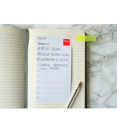 Post-it 75x140mm con compilata la To do list