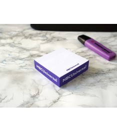 Minicubo postit 70x70x20mm con 2 grafiche diverse