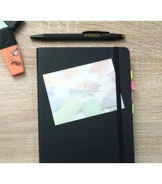 Post-it 100x75mm con stampa immagine in quadricromia su agenda