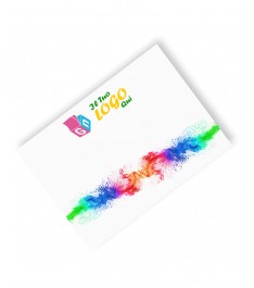 Post-it 100x75mm con stampa in quadricromia del tuo logo e grafica a colori