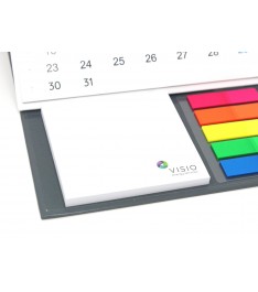 Post-it 75x75mm con Logo su base rigida del calendario