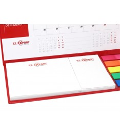 Blocchetti Post-it 100x75 e 50x75 mm del Calendario con spirale su base rigida