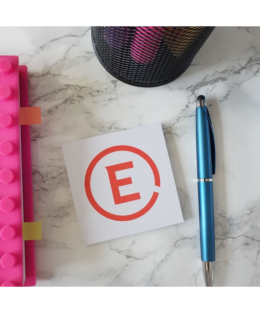 post-it 75x75 mm con stampa personalizzata logo Emergency