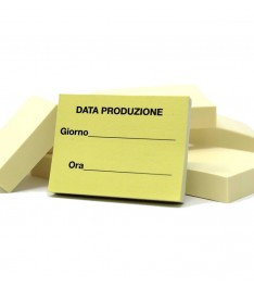 mini memo adesivi 50x40 personalizzati data produzione