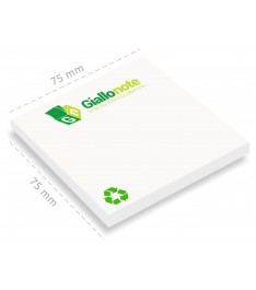 Memo adesivi in carta riciclata 75x75mm