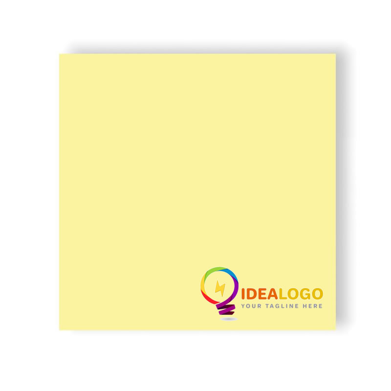 post it 3m giallo canarino personalizzato con il tuo logo