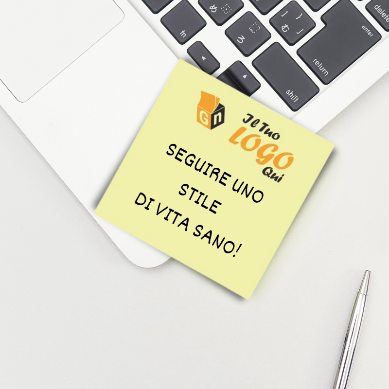 Buoni Propositi 2023: Seguire uno stile di vita sano. Appuntalo su un Post-it!