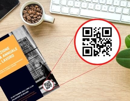 qrcode su flyer