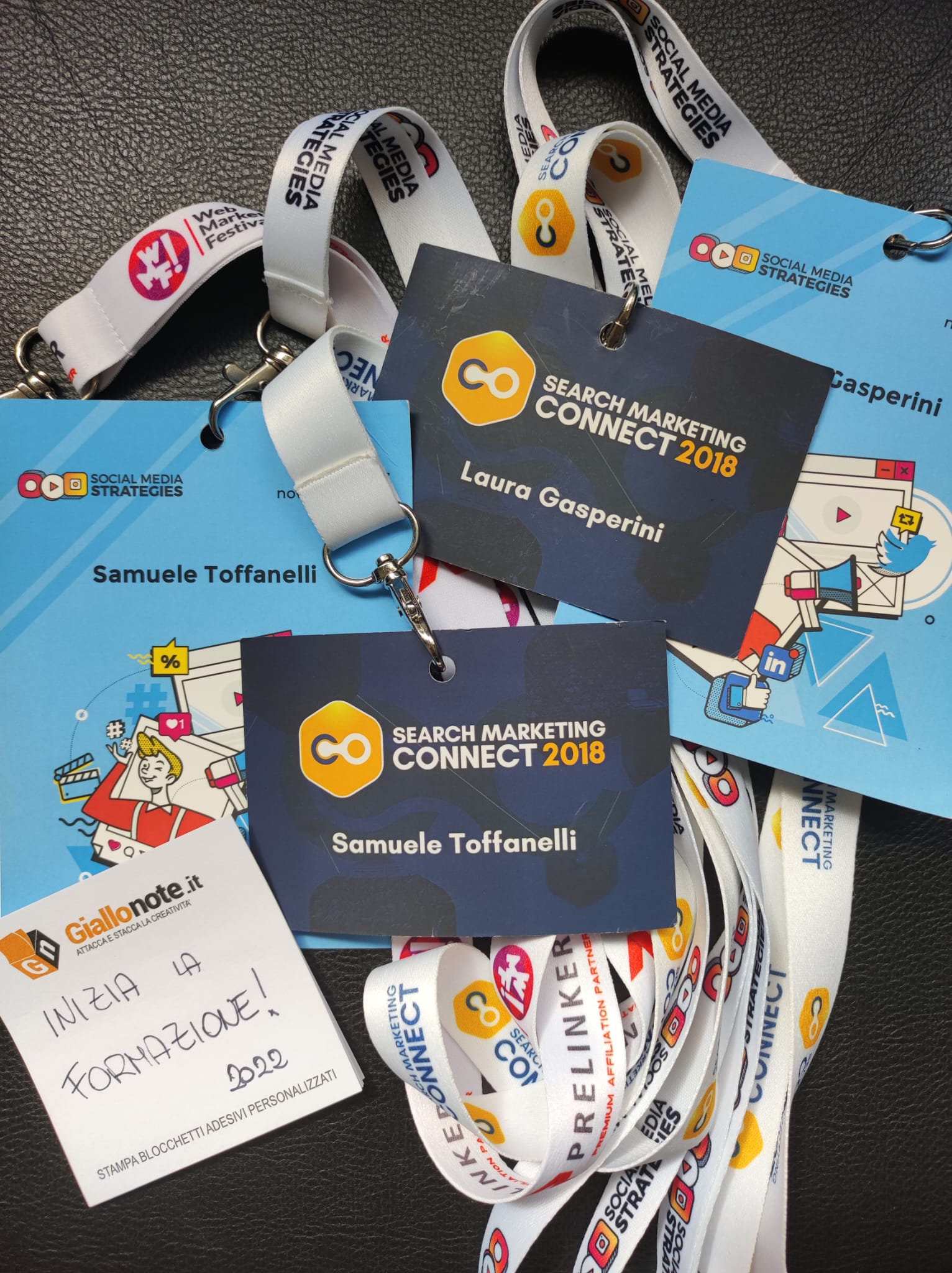 Badge nominativi accesso a Social Media Strategy e SMConnect