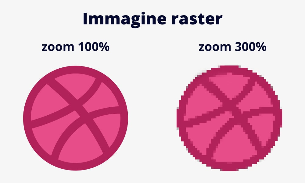 esempio di immagine raster scalata