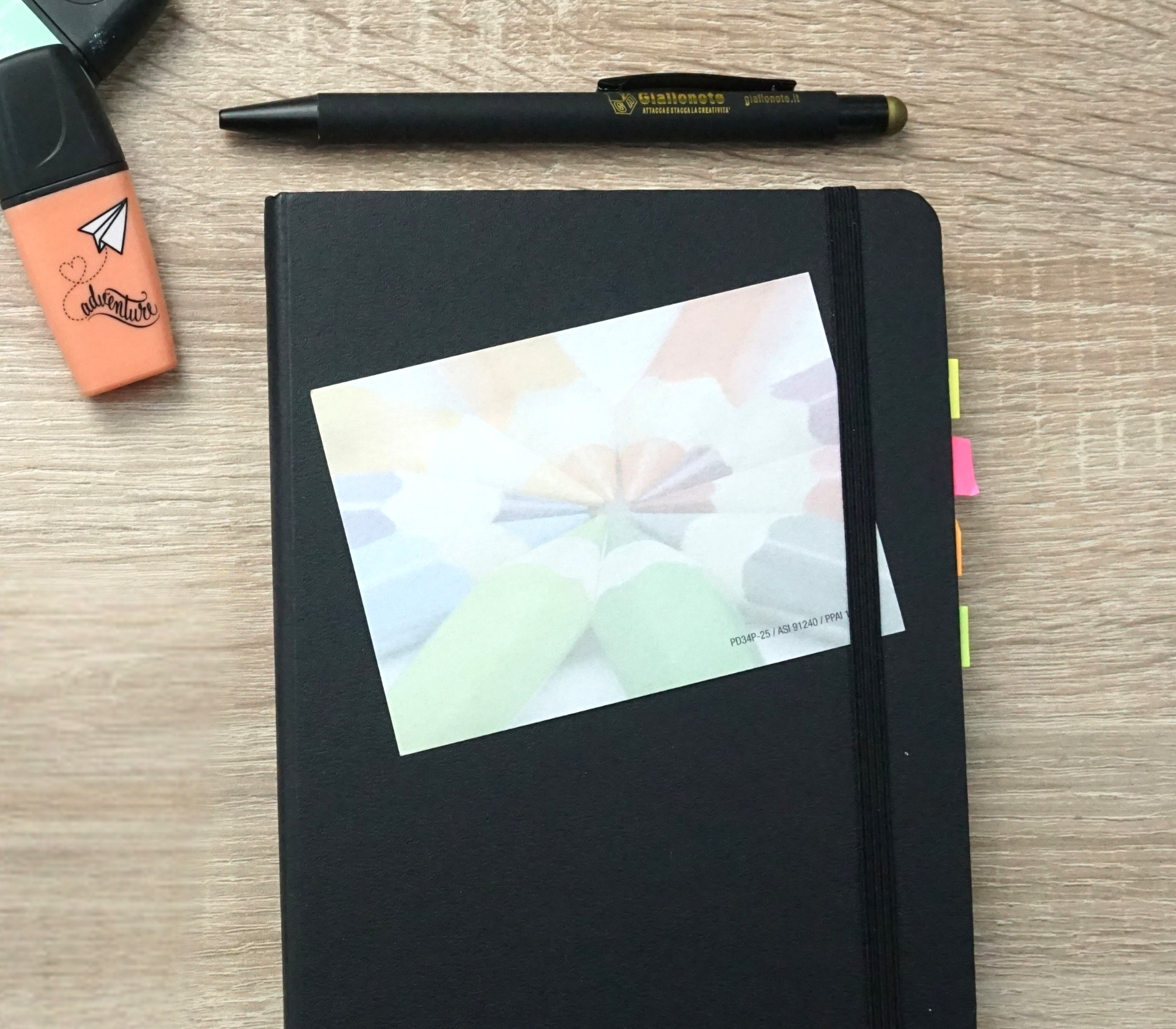 post-it 100x75 mm con stampa immagine in quadricromia