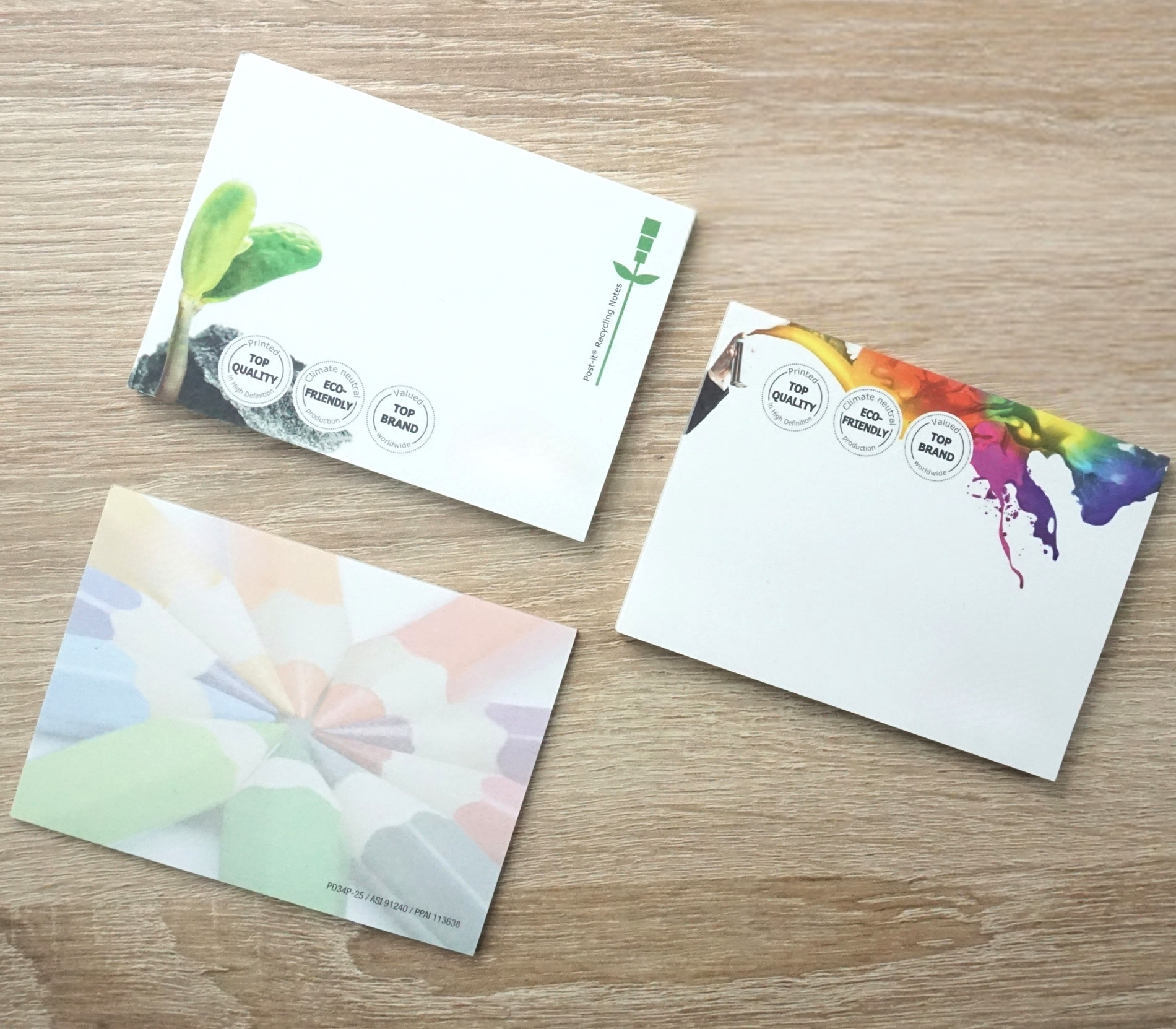 blocchetti post-it 100x75 mm con stampa in quadricromia e più possibilità di personalizzazioni