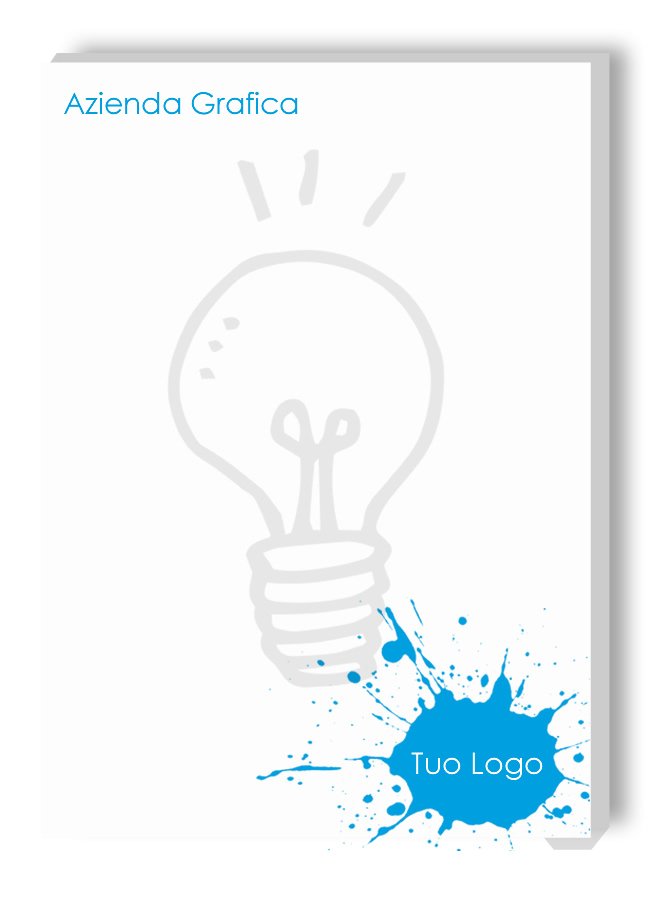 Esempio di personalizzazione Block Notes A5