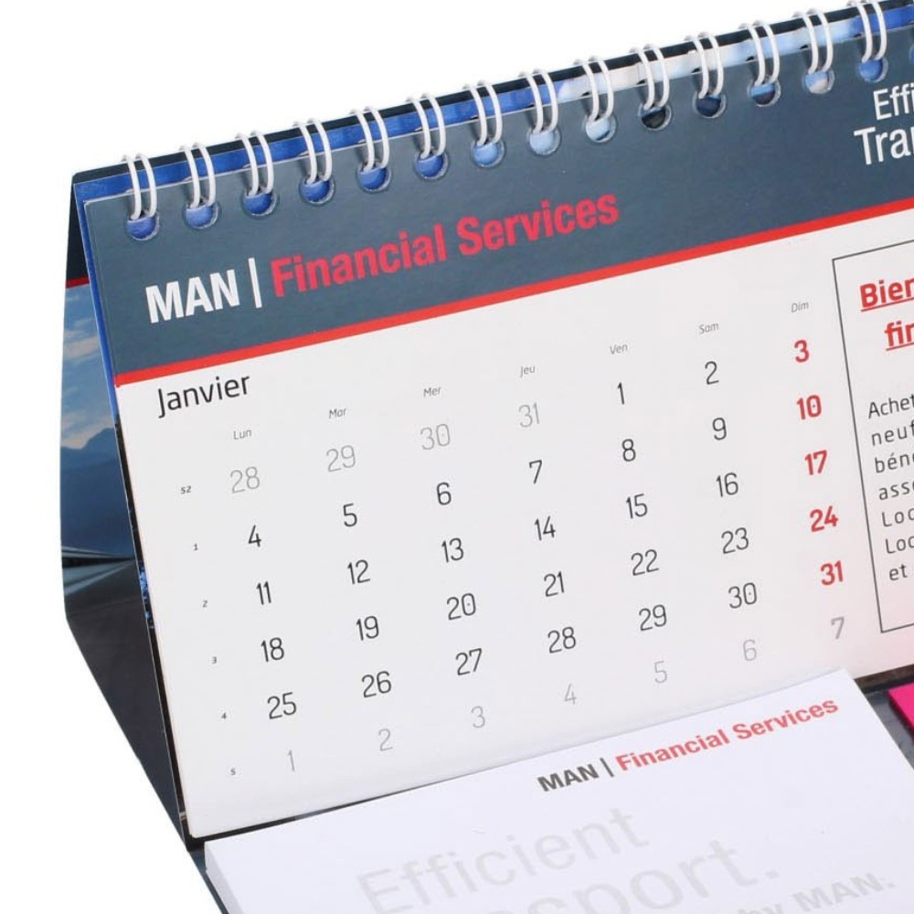 12 fogli calendario personalizzati