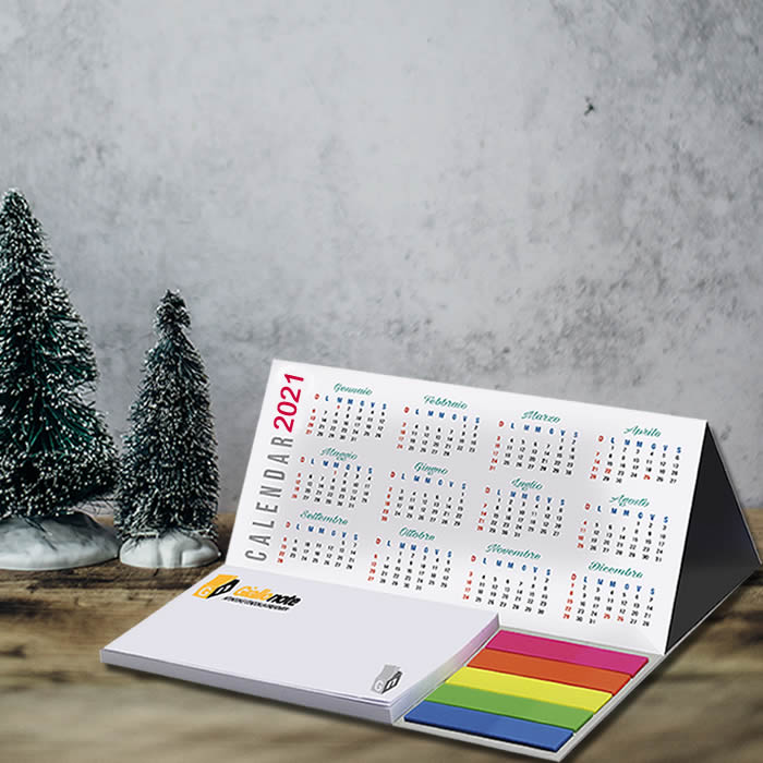 Calendario personalizzato da scrivania 2021