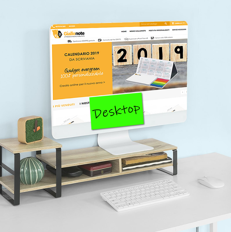 Memo elettrostatico Desktop PC