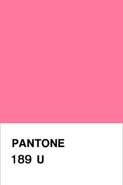 Colore pantone 189 U