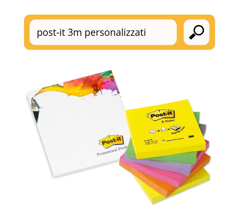 Ricerca post-it personalizzati originali 3M