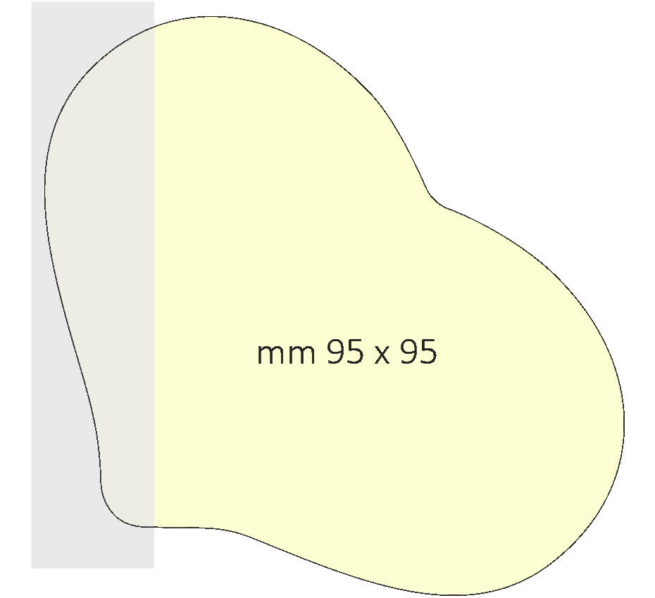 Post it a forma di cuore dimensione 95 x 95 mm