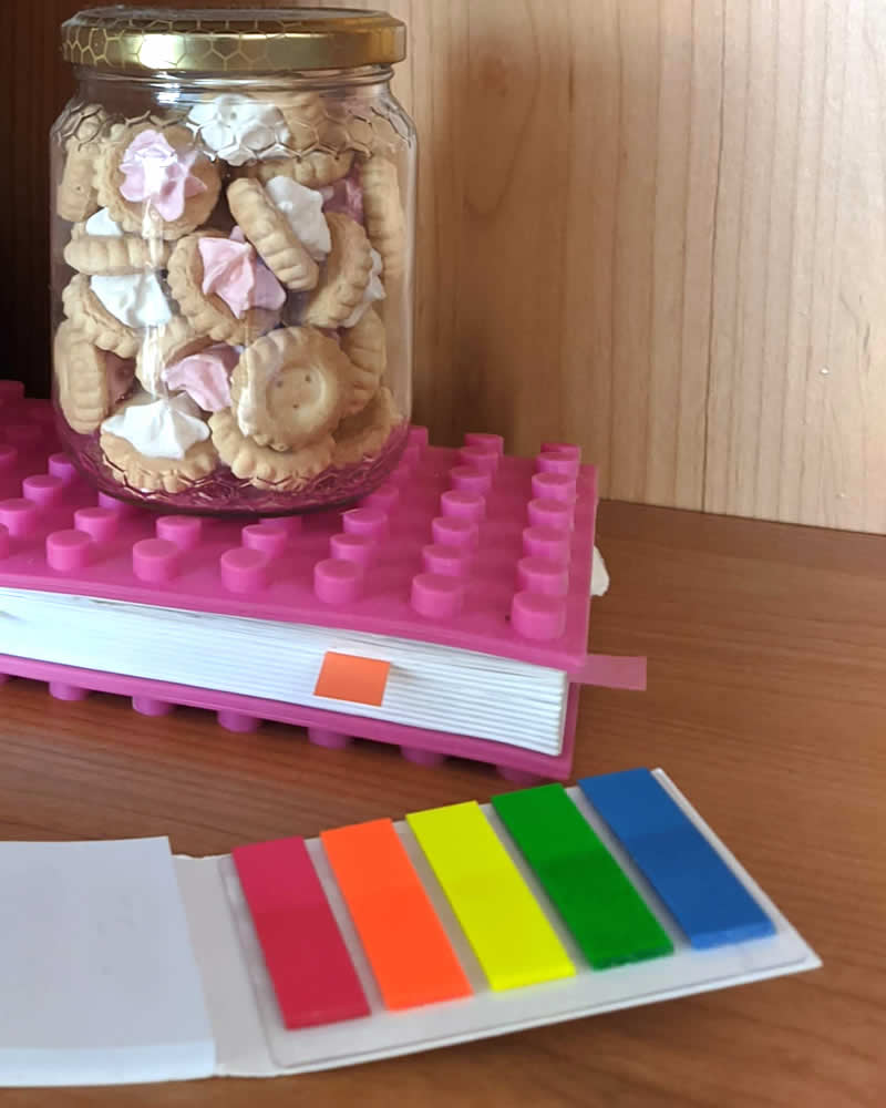 kit segnapagina con blocchetti