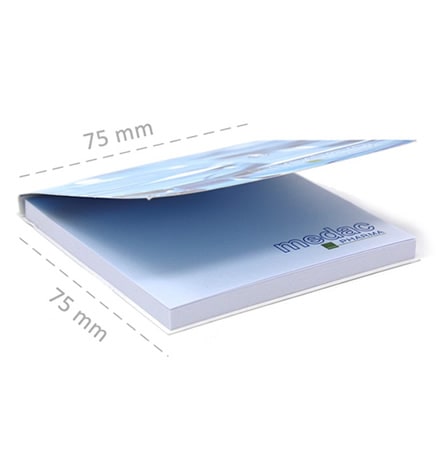 Post-it 75x75mm con copertina personalizzata Stampa Digitale 4 colori